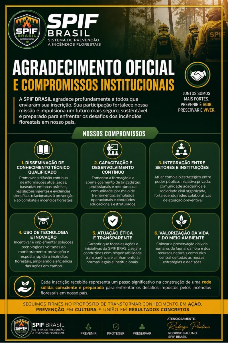 SEJA BEM-VINDO(a), A SPIF BRASIL
