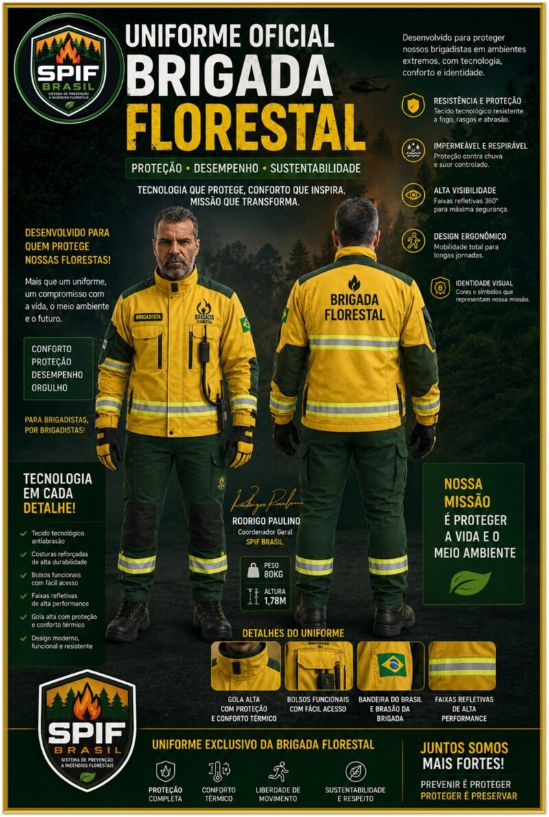 UNIFORME DE BRIGADISTA FLORESTAL