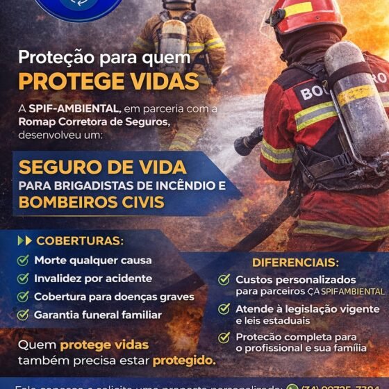 Seguro de Vida para Brigadistas e Bombeiros Civis – ROMAP