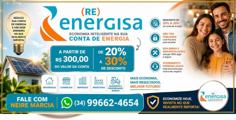 Conta de Energia Alta? Descubra Como Economizar Até 30% Sem Obras e Sem Fidelidade em Minas Gerais