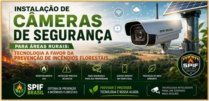 Instalação de Câmeras de Segurança Rural: Proteção Patrimonial e Prevenção de Incêndios Florestais