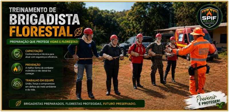 Curso de Formação de Brigadista Florestal – Tenda Do Moreno Uberlandia MG