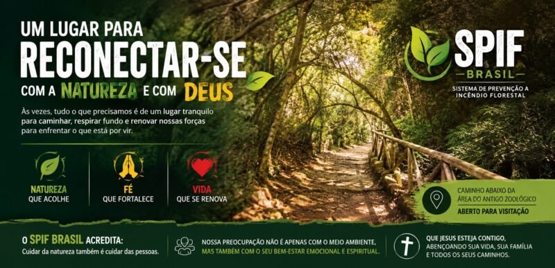 UM LUGAR PARA RECONECTAR-SE COM A NATUREZA E COM DEUS